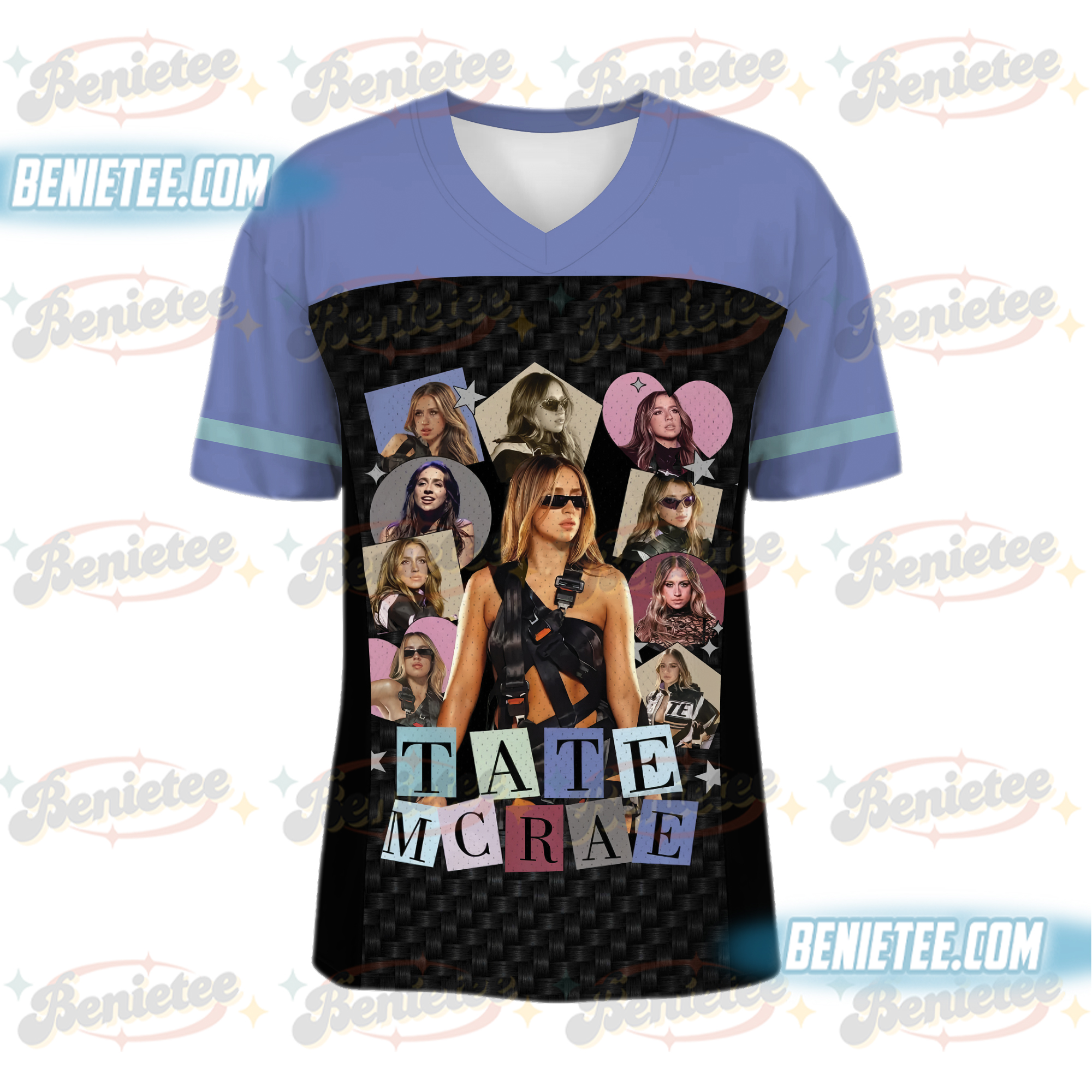 Vintage Tate McRae Concert Football Jersey - Image 4