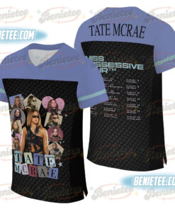 Vintage Tate McRae Concert Football Jersey