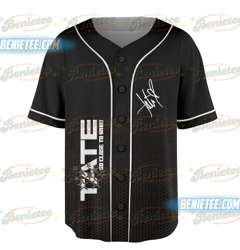 Tate McRae Think Later World Tour Baseball Jersey, Miss Possessive Concert Jersey - Image 4