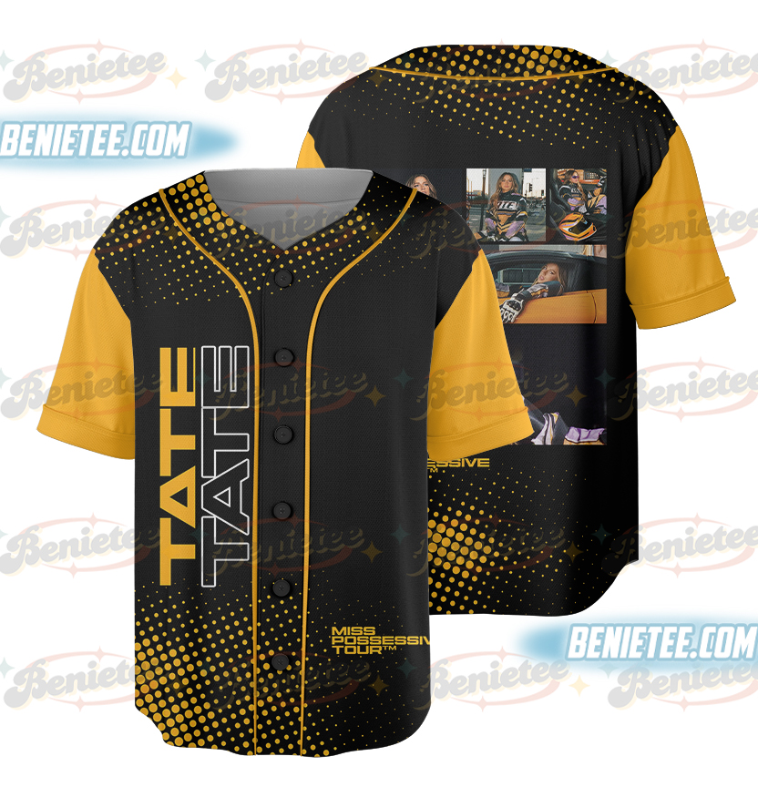 Tate McRae Miss Possessive Tour 2025 Baseball Jersey