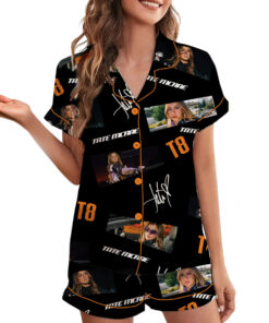 Alternative view of Tate McRae 2025 Concert Pajamas Set Short, Miss Possessive Tour 2025 Pajamas, Tate McRae Fan Gift Shirt, Tate McRae Merch, Tate McRae Graphic Tee
