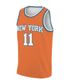 Alternative view of Captain Clutch New York Basketball Jersey, Jalen Brunson Fans Funny Apparel