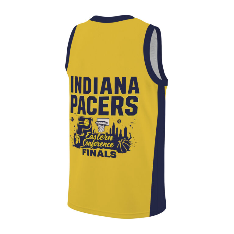 Alternative view of Indiana Basketball Vintage Jersey, 90s Basketball Graphic Tee, Indiana Finals 2025 Basketball Jersey