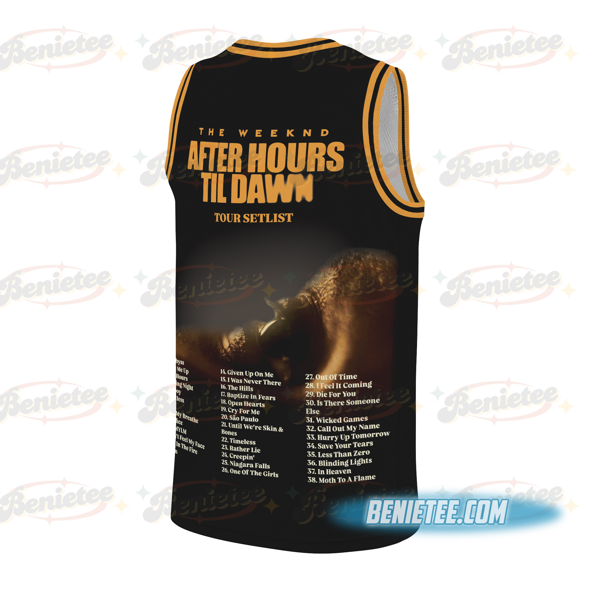 The Weeknd After Hours Tour Basketball Jersey - Image 2