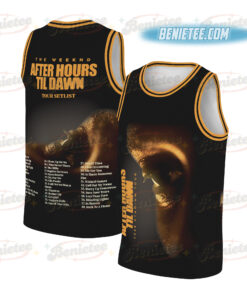 The Weeknd After Hours Tour Basketball Jersey