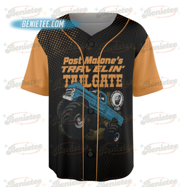 Alternative view of Vintage Post Malone Baseball Jersey