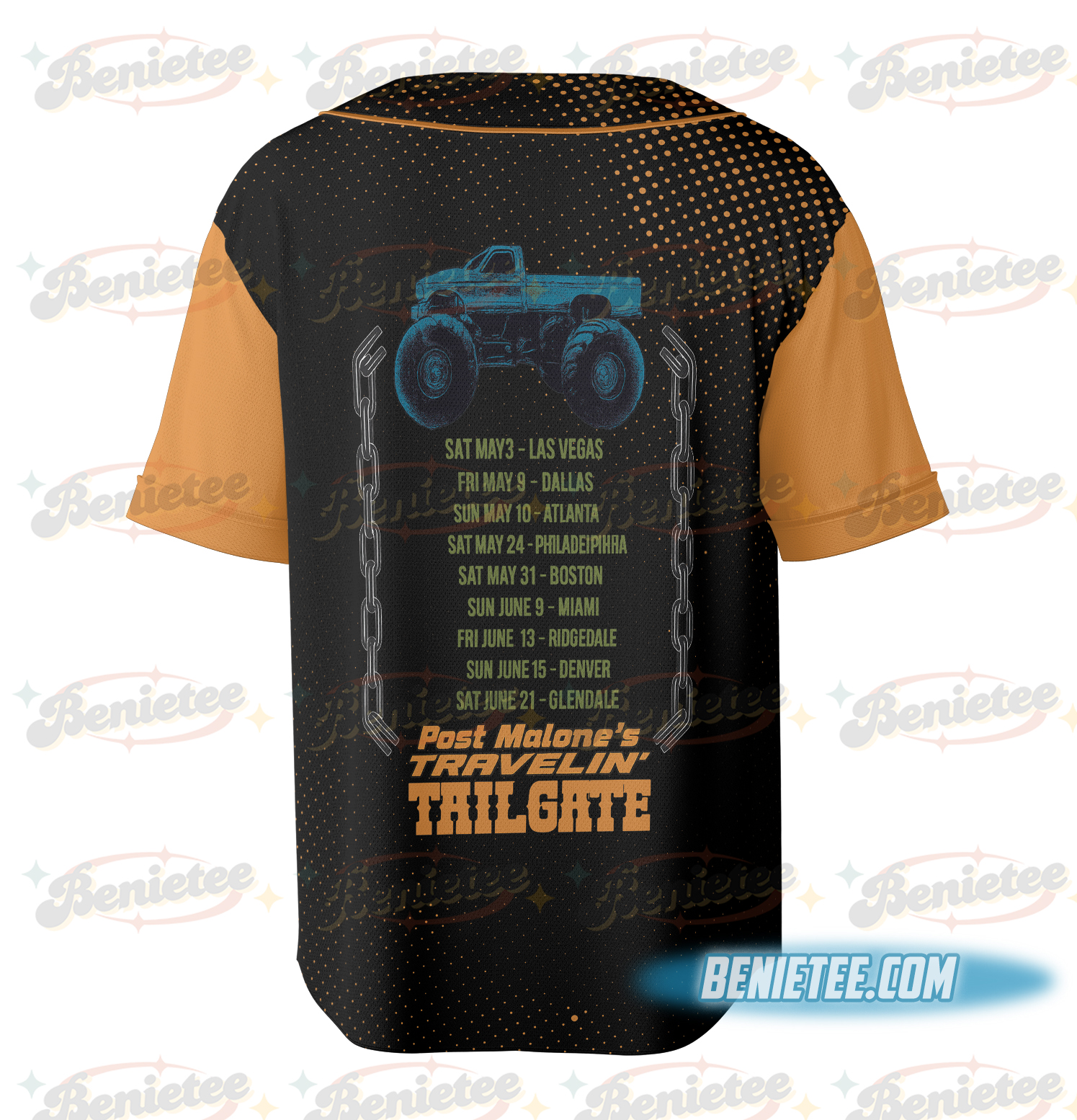 Vintage Post Malone Baseball Jersey - Image 4