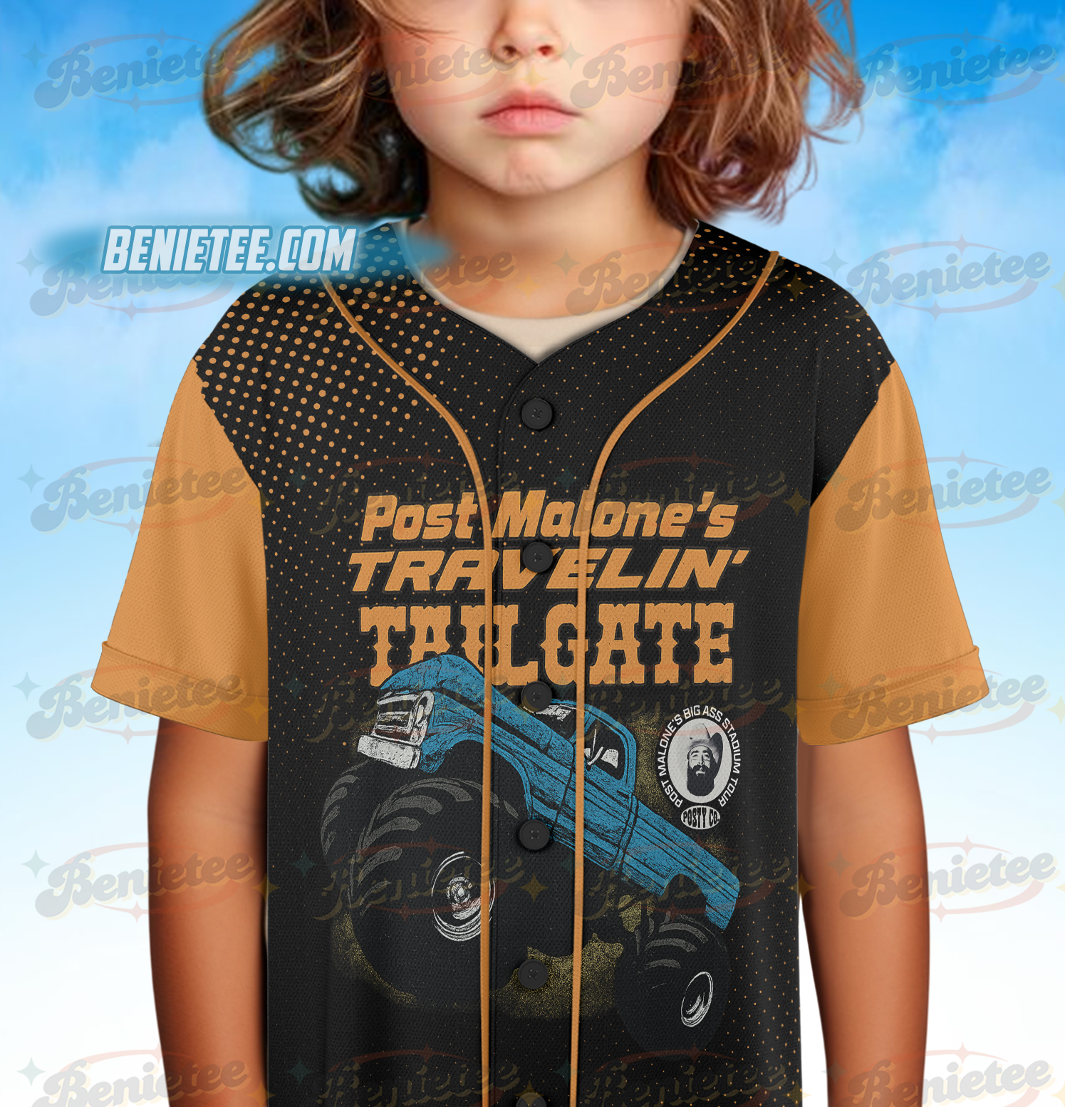 Vintage Post Malone Baseball Jersey - Image 5