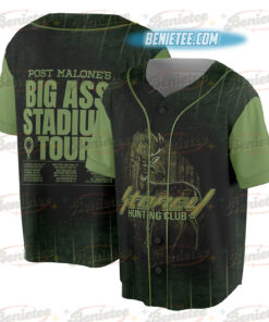 Post Malone Jelly Roll Tour Baseball Jersey, Big Ass Stadium Tour Jersey