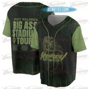 Post Malone Jelly Roll Tour Baseball Jersey, Big Ass Stadium Tour Jersey