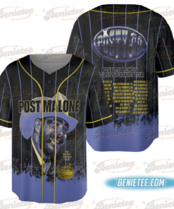 Vintage Post Malone Music Rap Vintage Baseball Jersey
