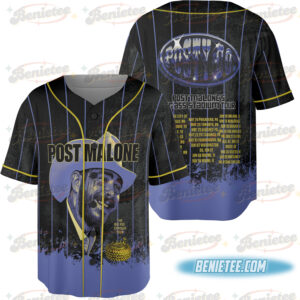 Vintage Post Malone Music Rap Vintage Baseball Jersey