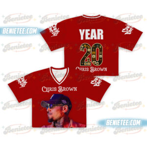 The Face Of Breezy Chris Brown Croptop Football Jersey, Chris Brown Shirt