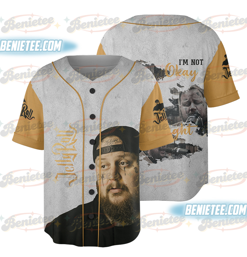 Jelly Roll Shirt, Jelly Roll I Am Not Okay Shirt, Jelly Roll Tour 2025 Baseball Jersey, Jelly Roll Merch Shirt, Country Music Shirt, Jelly Roll F