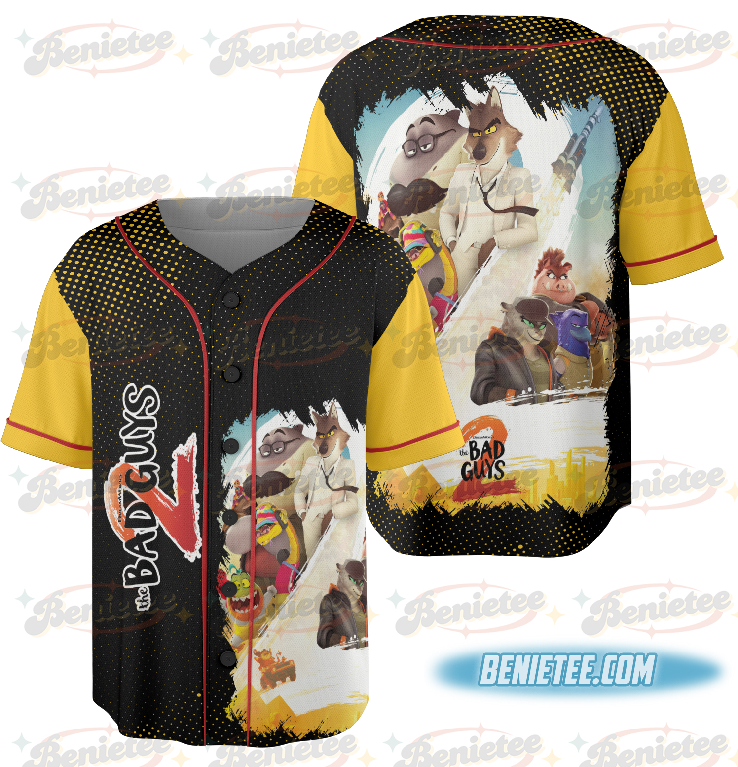 The Bad Guys 2 Baseball Jersey - Image 3