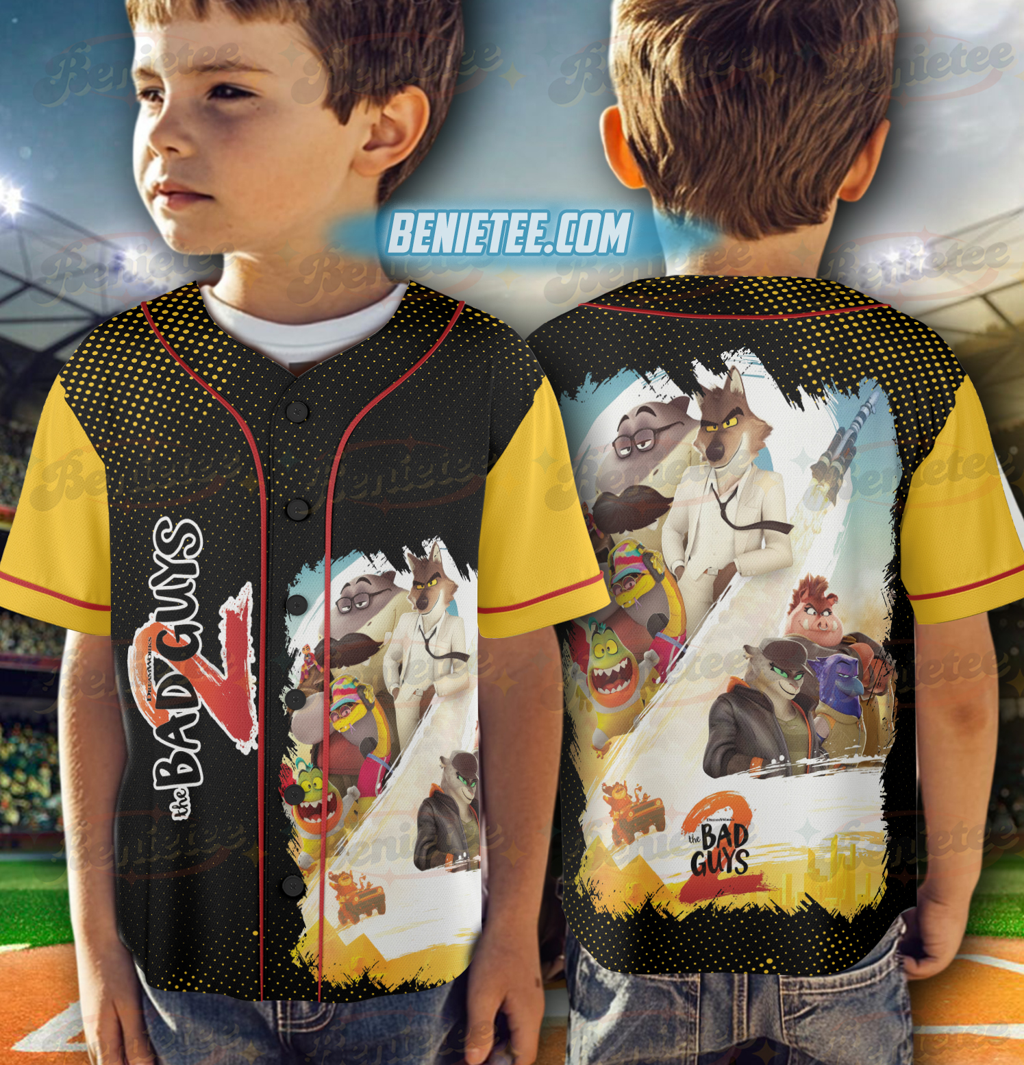 The Bad Guys 2 Baseball Jersey - Image 6