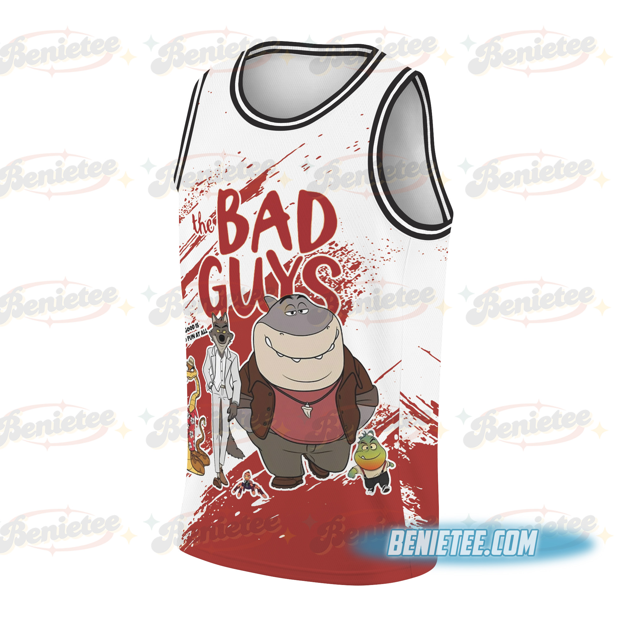 The Bad Guys Basketball Jersey - Image 3