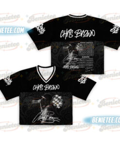 Chris Brown Croptop Football Jersey, Chris Brown Concert Retro 2025 Gift Jersey, Music Tour Y2k Shirt, Chris Brown Fan Gift Shirt