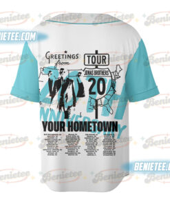 Alternative view of Jonas Brothers Baseball Jersey, Albums 20th Anniversary Of Jonas Shirt, Living The Dream Tour 2025 Shirt