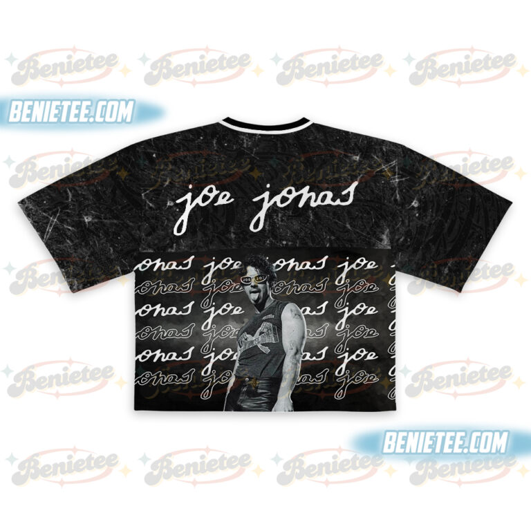 Alternative view of 20th Anniversary Of Jonas Croptop Football Jersey, Living The Dream Tour 2025 Shirt, Jonas Fan Merchandise Shirt, Jonas Tour Gift For Fan