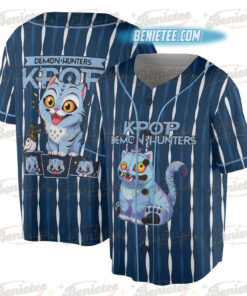 Kpop Hunter Tiger Baseball Jersey, Huntrix Jinu T Shirt, Saja Girls Tee For Fan, Kpop Movie Fan Gift