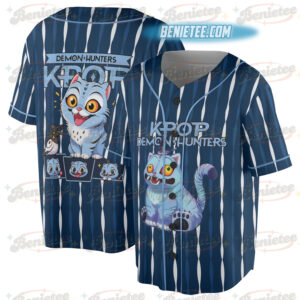 Kpop Hunter Tiger Baseball Jersey, Huntrix Jinu T Shirt, Saja Girls Tee For Fan, Kpop Movie Fan Gift