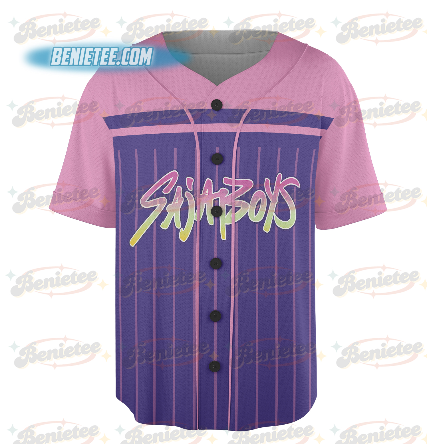 Saja Boys Kpop Demon Hunters Baseball Jersey - Image 2