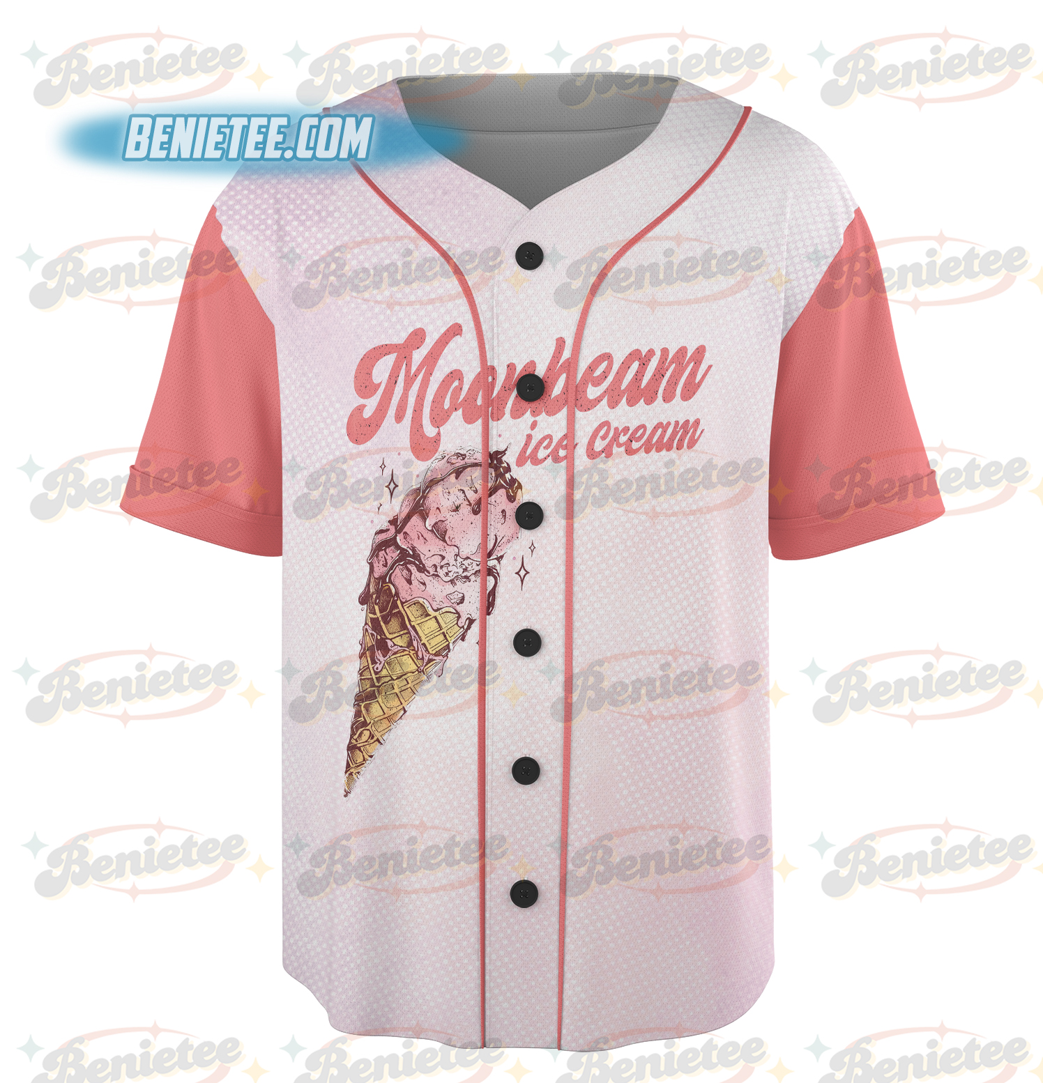 Moonbeam Ice Cream Baseball Jersey, America Concert Tour Jersey, Mr Electric 2025 Concert Jersey - Image 2