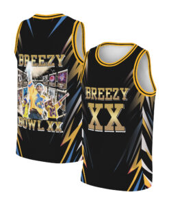 Chris Brown Tour Breezy Bowl XX Basketball Jersey