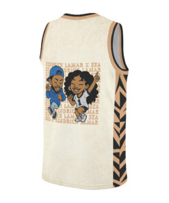 Alternative view of Kendrick Lamar & SZA Rap Tour 2025 Basketball Jersey