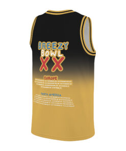 Alternative view of Chris Brown Vintage Middle Finger Vintage Basketball Jersey