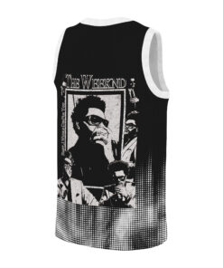 Alternative view of 2025 The Weekndd Album Hurry Up Tomorrow Basketball Jersey