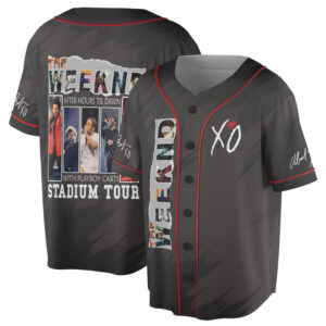 The Weeknd All Album Baseball Jersey, After Hours Til Dawn Jersey, The Weeknd With Playboy Carti