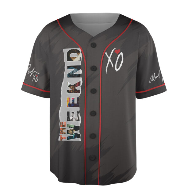 Alternative view of The Weeknd All Album Baseball Jersey, After Hours Til Dawn Jersey, The Weeknd With Playboy Carti
