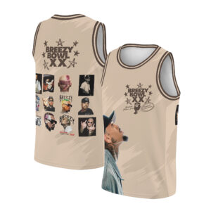 Chris Brown Breezy Bowl Tour 2025 Basketball Jersey