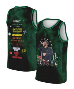 The Weeknd Merch XO Basketball Jersey