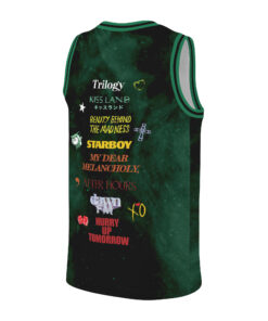 Alternative view of The Weeknd Merch XO Basketball Jersey
