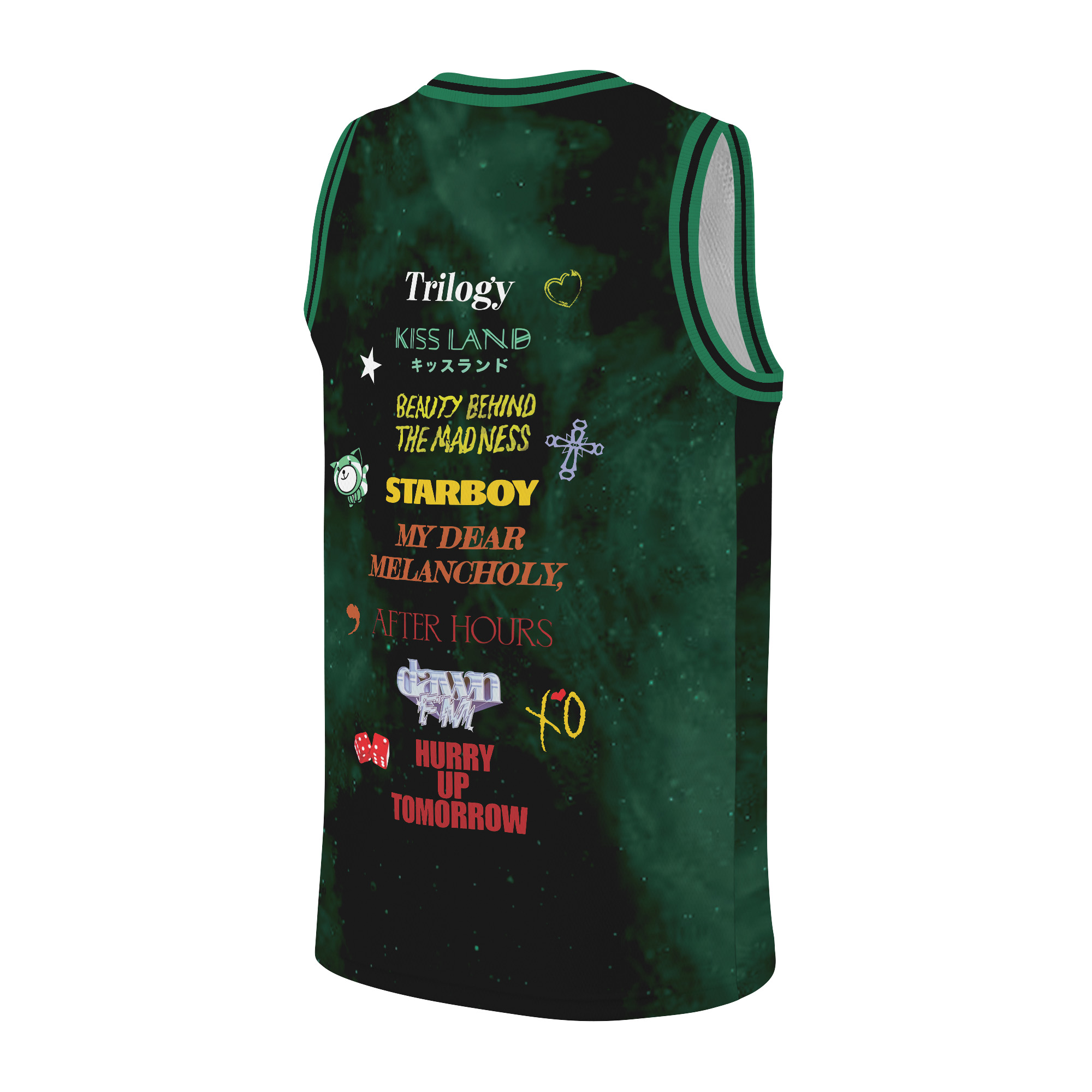 The Weeknd Merch XO Basketball Jersey - Image 2