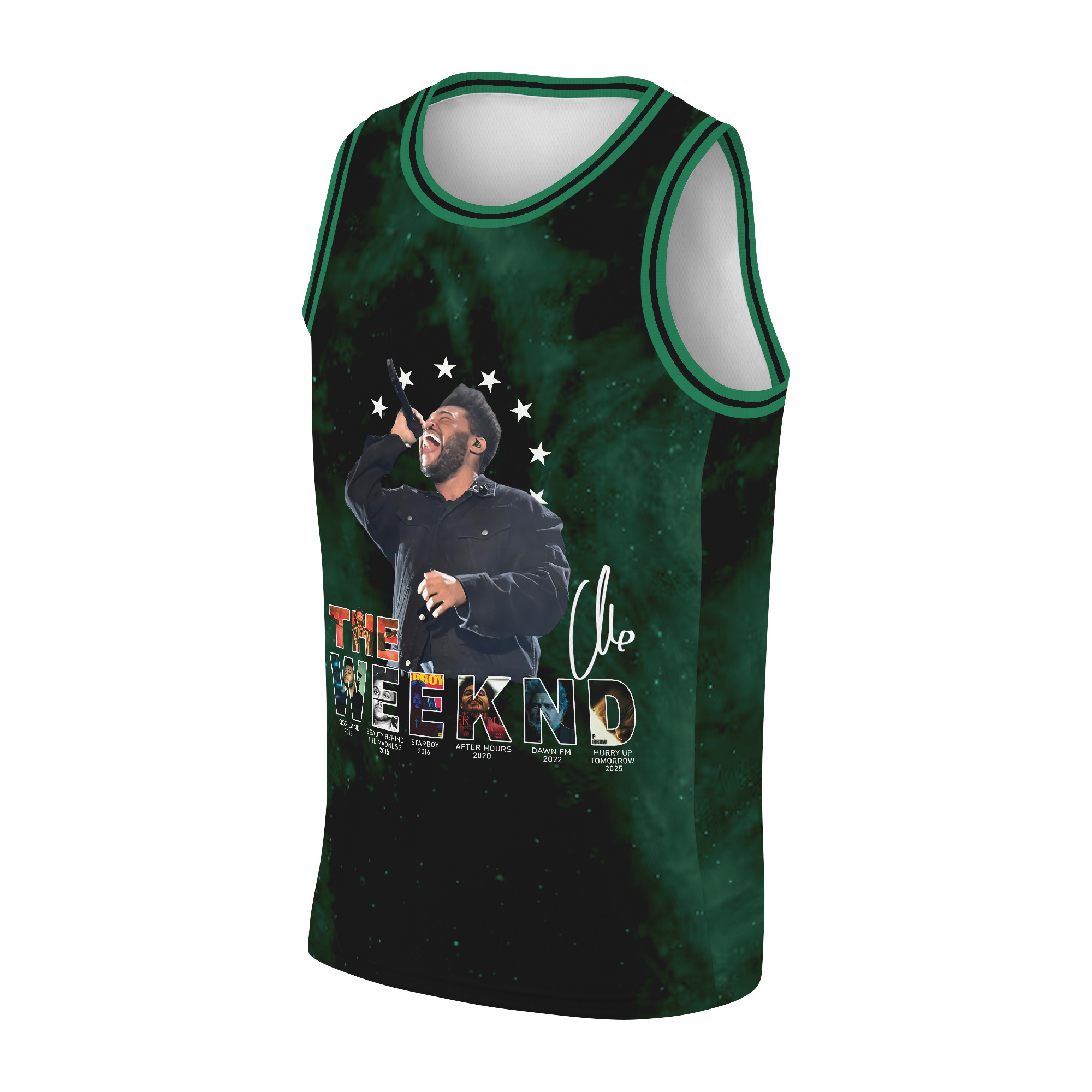 The Weeknd Merch XO Basketball Jersey - Image 3