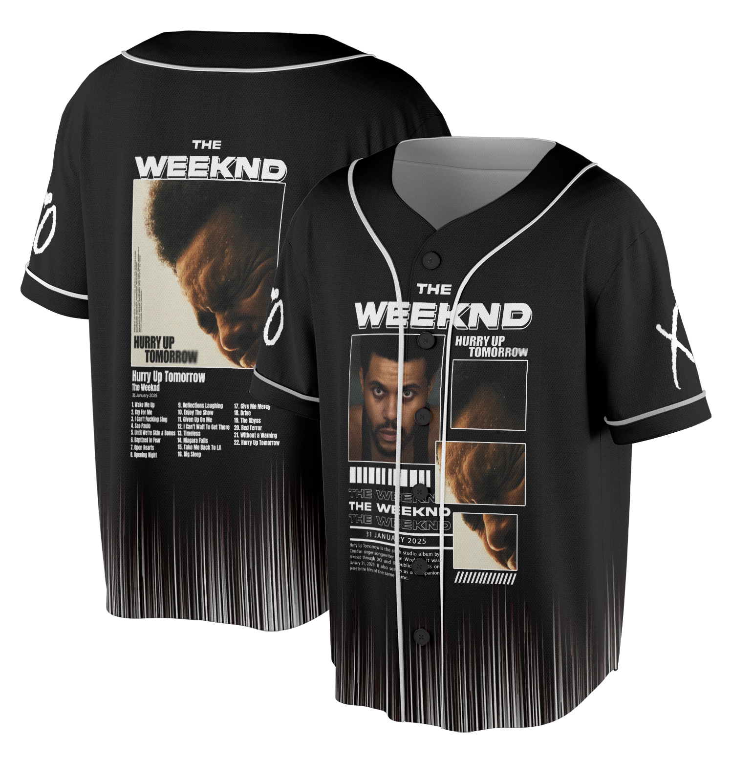 The Weeknd Baseball Jersey