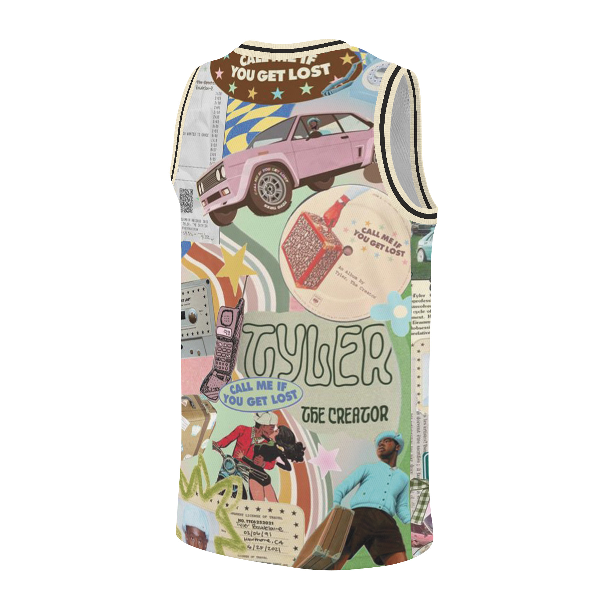 Chromakopia Basketball Jersey, Tyler The Creator Tour Merch Concert Tee - Image 2