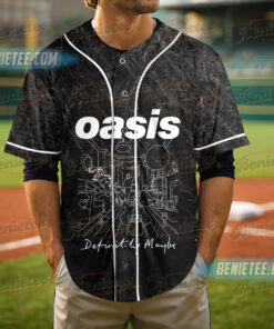 Alternative view of 90s Oasis Band Baseball Jersey, Music Icon T-shirt, Oasis Music Fan Gift, Retro Style