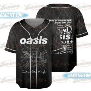 90s Oasis Band Baseball Jersey, Music Icon T-shirt, Oasis Music Fan Gift, Retro Style