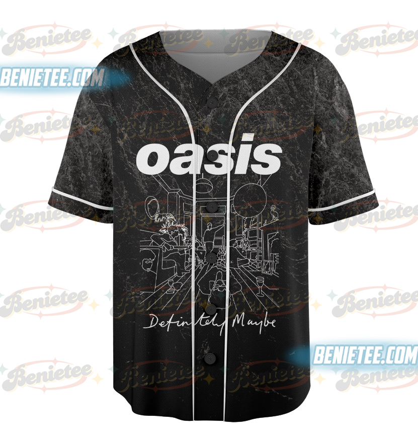 90s Oasis Band Baseball Jersey, Music Icon T-shirt, Oasis Music Fan Gift, Retro Style - Image 4