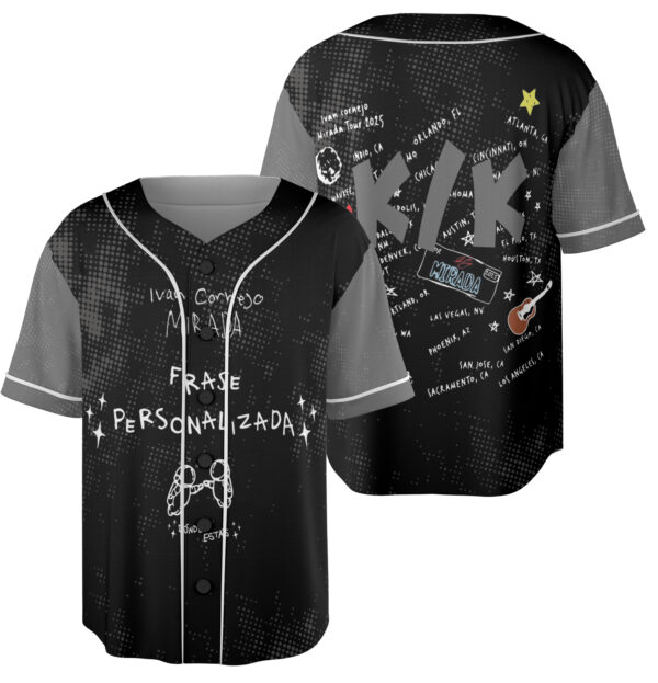 Alternative view of IvAn CoRnEjO MiRaDa TOuR Baseball Jersey