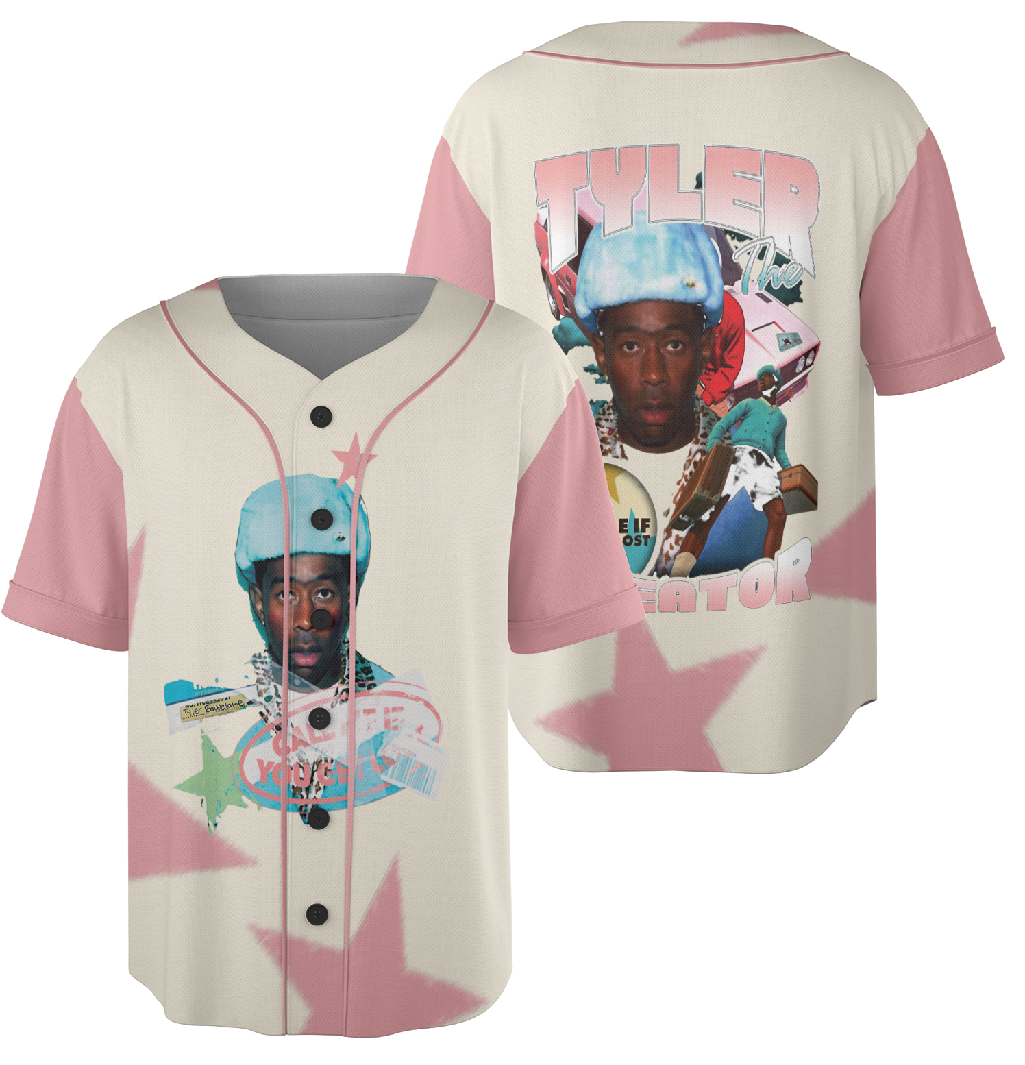 Vintage Tylerr The Creator Baseball Jersey - Image 3