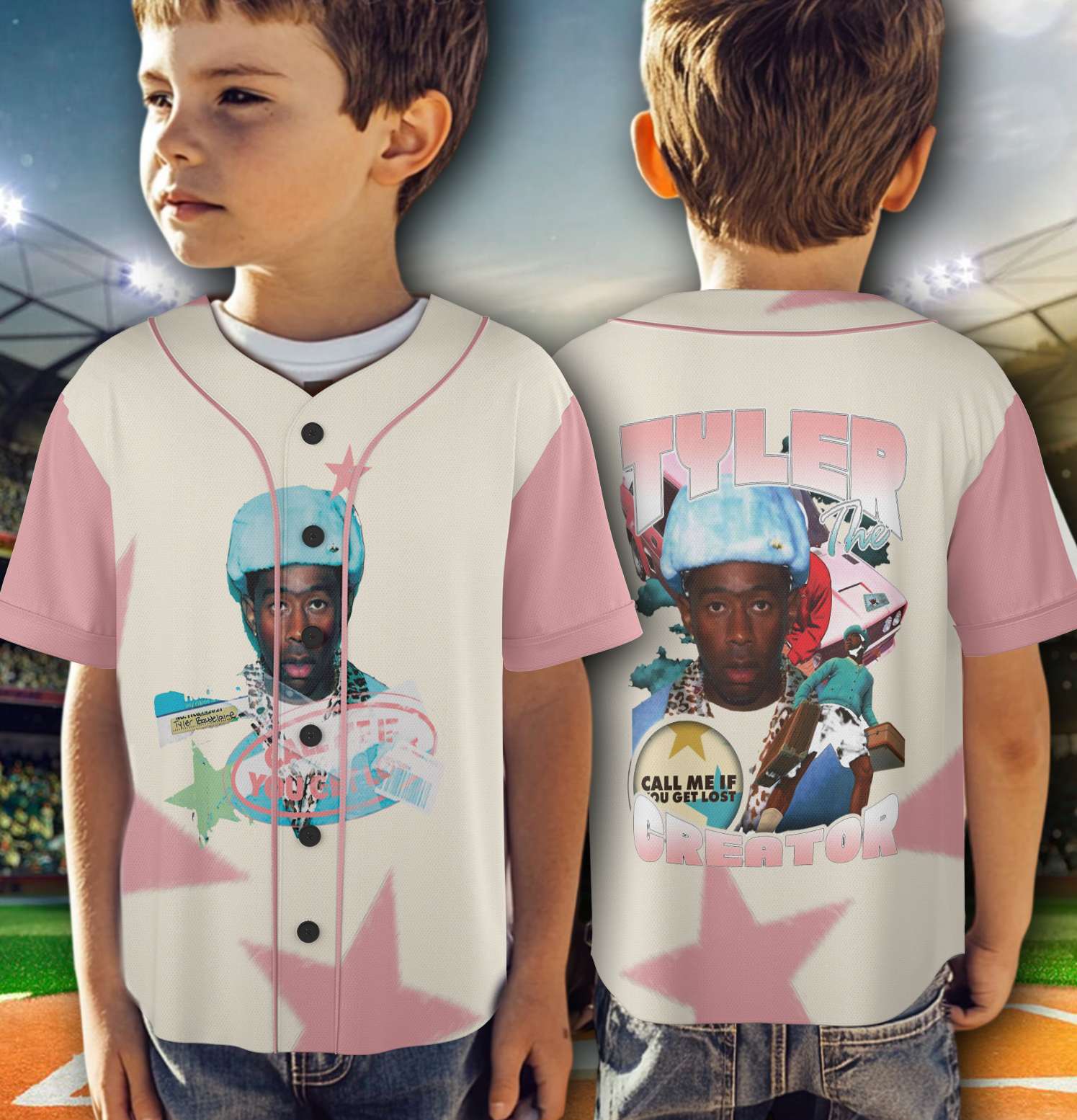 Vintage Tylerr The Creator Baseball Jersey - Image 6