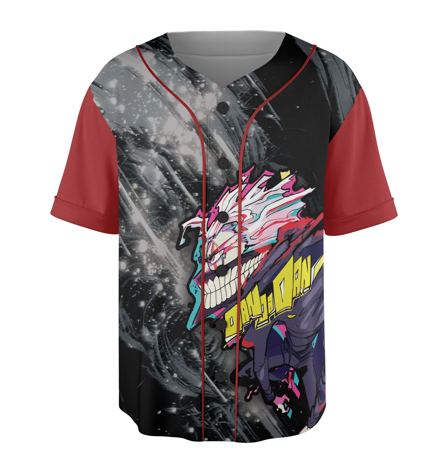 Dandadan Anime Baseball Jersey, Gift for Him, Aesthetic Anime, Anime Sweatshirt, Manga Anime Shirt, Anime Otaku Shirt - Image 2