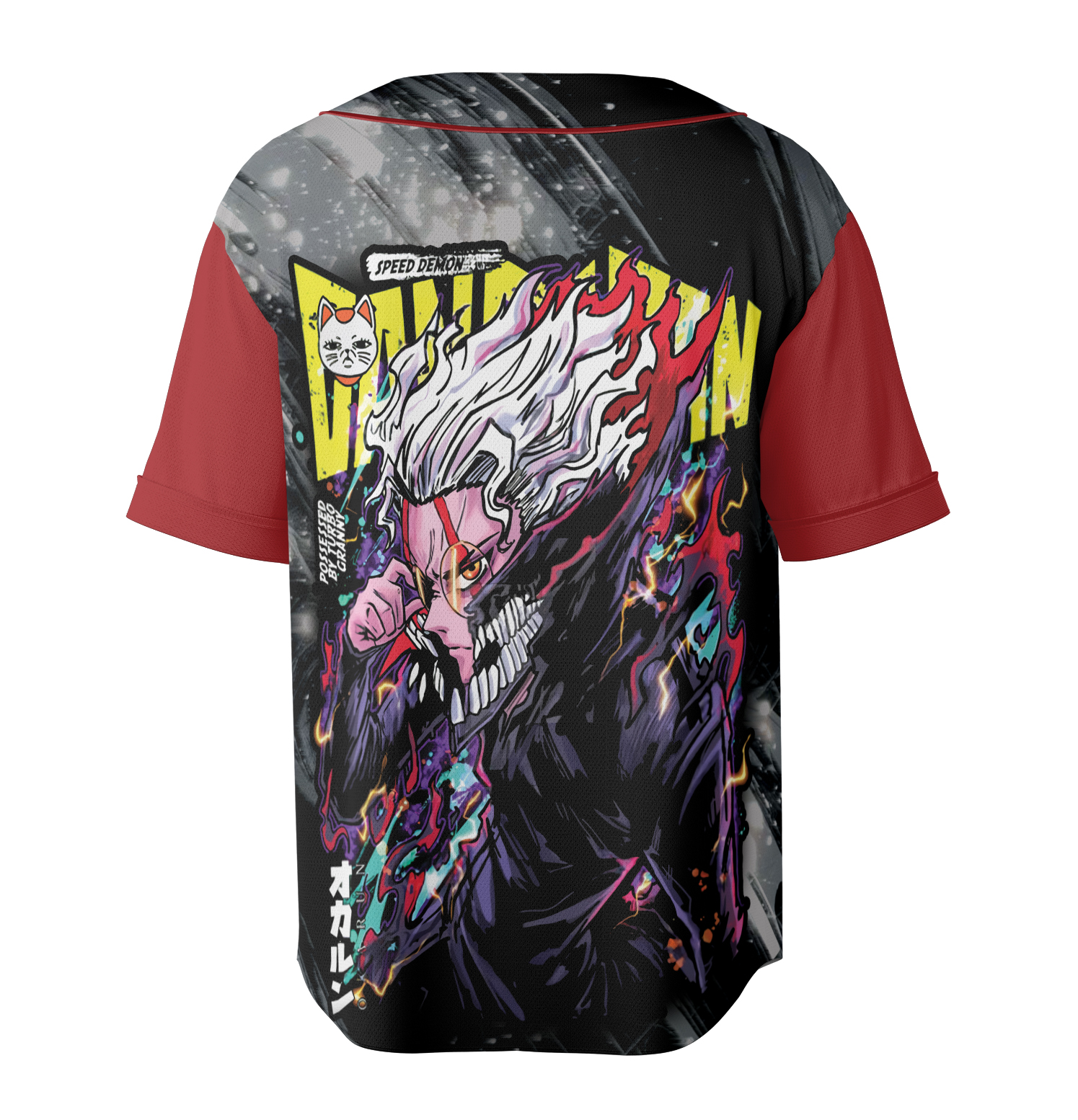 Dandadan Anime Baseball Jersey, Gift for Him, Aesthetic Anime, Anime Sweatshirt, Manga Anime Shirt, Anime Otaku Shirt - Image 5