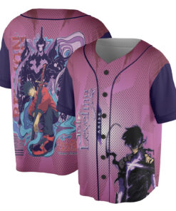 Solo Leveling Baseball Jersey, Seong Anime Jersey
